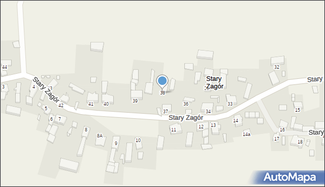 Stary Zagór, Stary Zagór, 38, mapa Stary Zagór