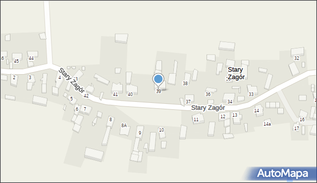 Stary Zagór, Stary Zagór, 39, mapa Stary Zagór
