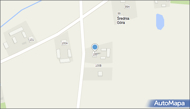 Stary Zamość, Stary Zamość, 100, mapa Stary Zamość