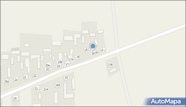 Stary Zamość, Stary Zamość, 14, mapa Stary Zamość