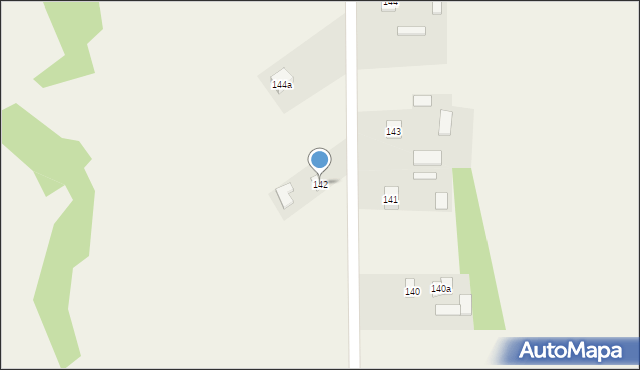 Stary Zamość, Stary Zamość, 142, mapa Stary Zamość