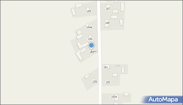 Stary Zamość, Stary Zamość, 163, mapa Stary Zamość