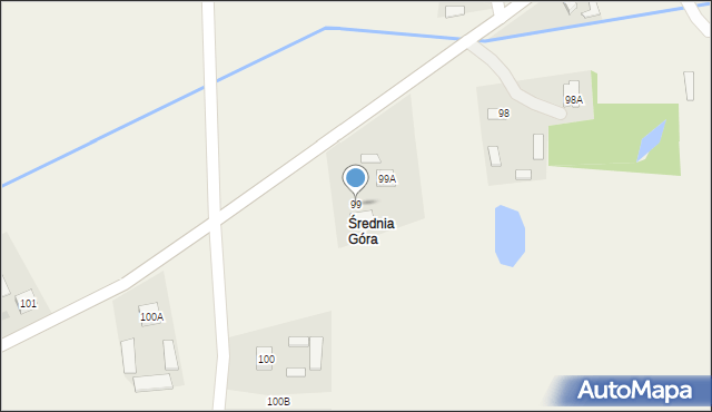 Stary Zamość, Stary Zamość, 99, mapa Stary Zamość