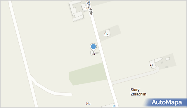 Stary Zbrachlin, Stary Zbrachlin, 14, mapa Stary Zbrachlin