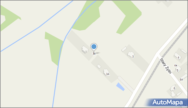 Stary Żylin, Stary Żylin, 3b, mapa Stary Żylin