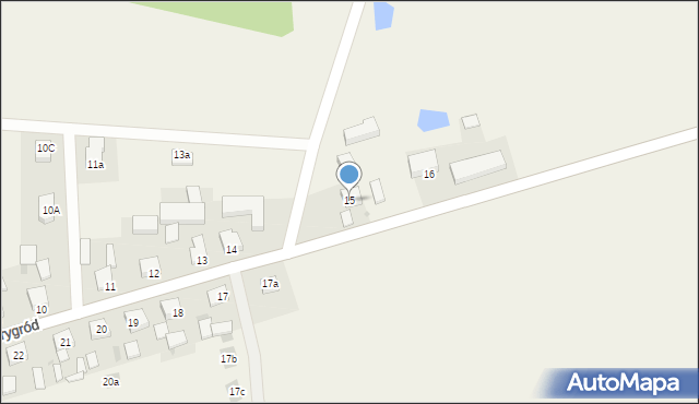 Starygród, Starygród, 15, mapa Starygród