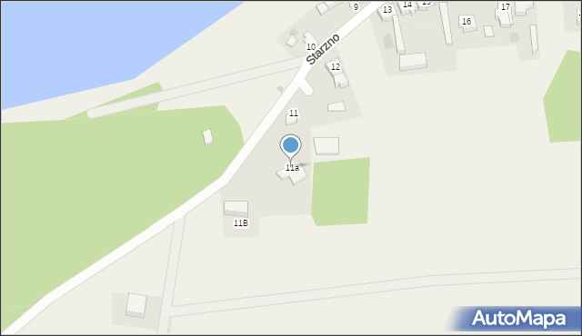 Starzno, Starzno, 11a, mapa Starzno