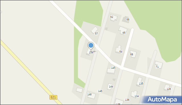 Starzykowo, Starzykowo, 154, mapa Starzykowo