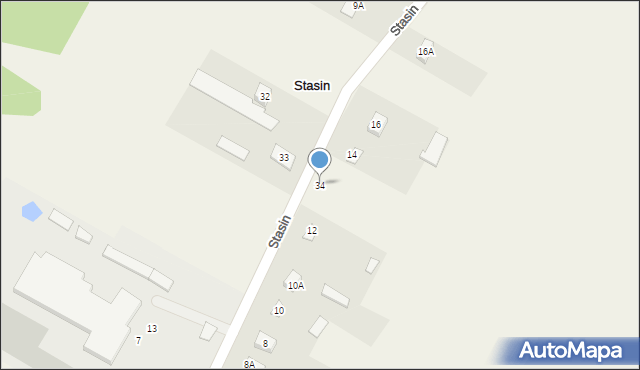 Stasin, Stasin, 34, mapa Stasin