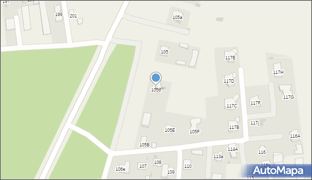 Stasin, Stasin, 105d, mapa Stasin