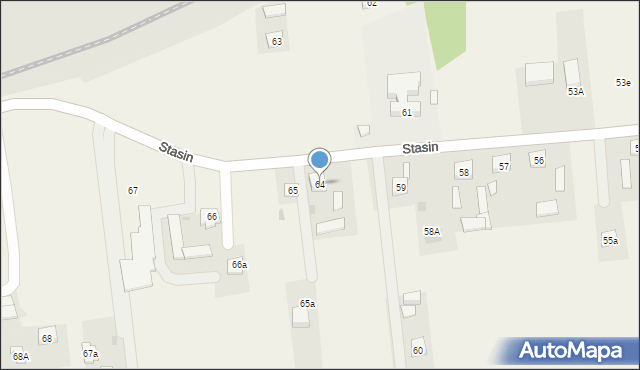 Stasin, Stasin, 64, mapa Stasin