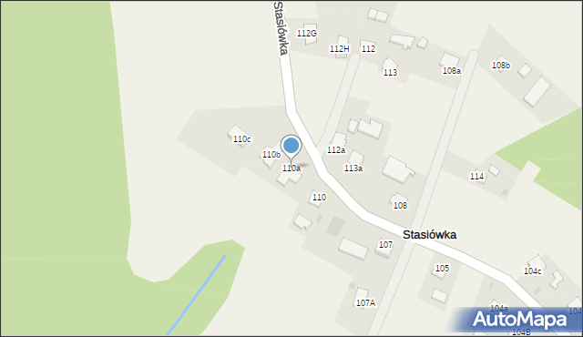 Stasiówka, Stasiówka, 110a, mapa Stasiówka