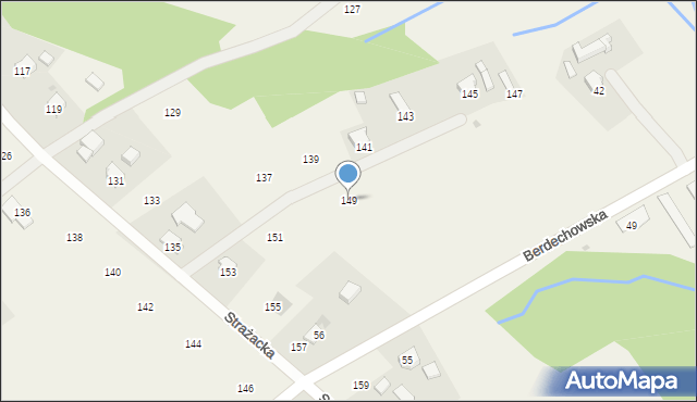 Staszkówka, Strażacka, 149, mapa Staszkówka