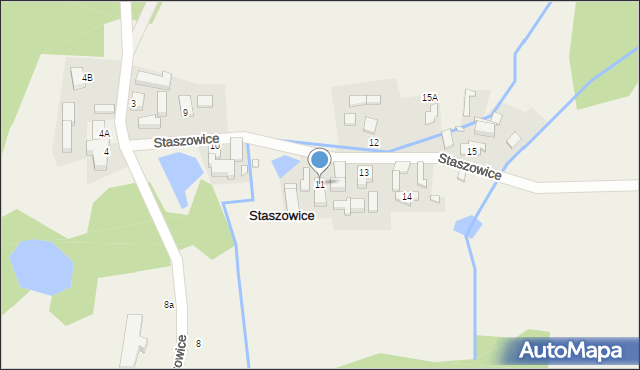 Staszowice, Staszowice, 11, mapa Staszowice