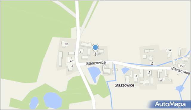 Staszowice, Staszowice, 9, mapa Staszowice