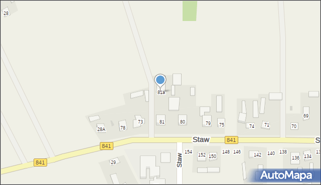 Staw, Staw, 81a, mapa Staw