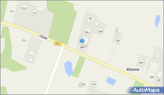 Staw, Staw, 88b, mapa Staw