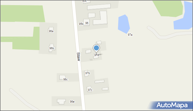 Staw, Staw, 97d, mapa Staw