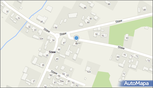 Staw, Staw, 68, mapa Staw