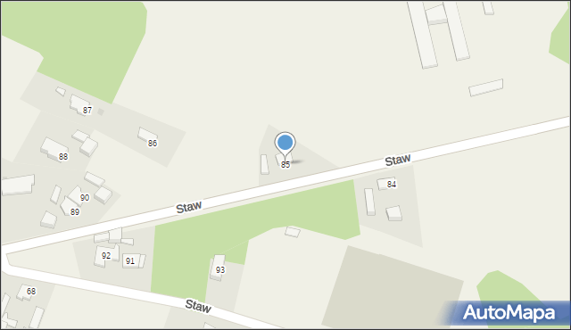 Staw, Staw, 85, mapa Staw