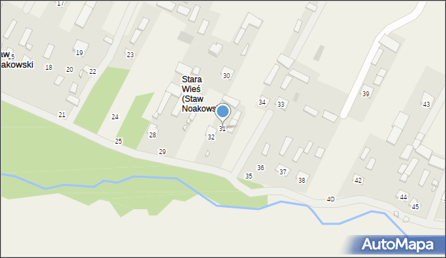 Staw Noakowski, Staw Noakowski, 31, mapa Staw Noakowski
