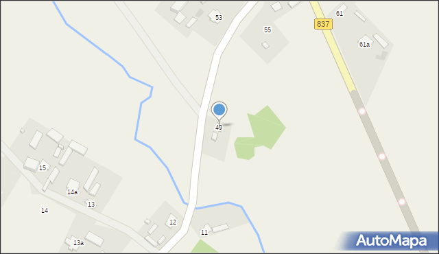 Staw Noakowski, Staw Noakowski, 49, mapa Staw Noakowski