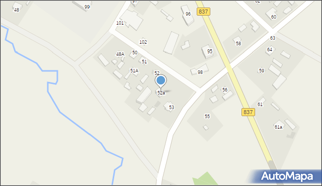 Staw Noakowski, Staw Noakowski, 52a, mapa Staw Noakowski