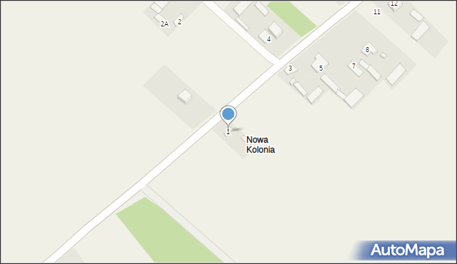 Staw Noakowski-Kolonia, Staw Noakowski-Kolonia, 1, mapa Staw Noakowski-Kolonia