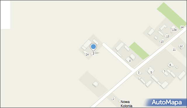 Staw Noakowski-Kolonia, Staw Noakowski-Kolonia, 2, mapa Staw Noakowski-Kolonia