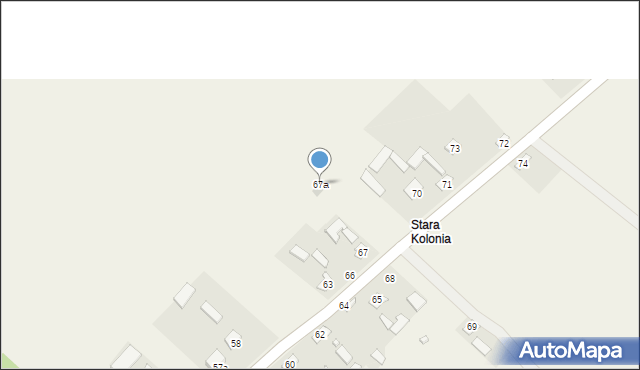 Staw Noakowski-Kolonia, Staw Noakowski-Kolonia, 67a, mapa Staw Noakowski-Kolonia