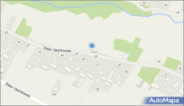Staw Ujazdowski, Staw Ujazdowski, 38a, mapa Staw Ujazdowski