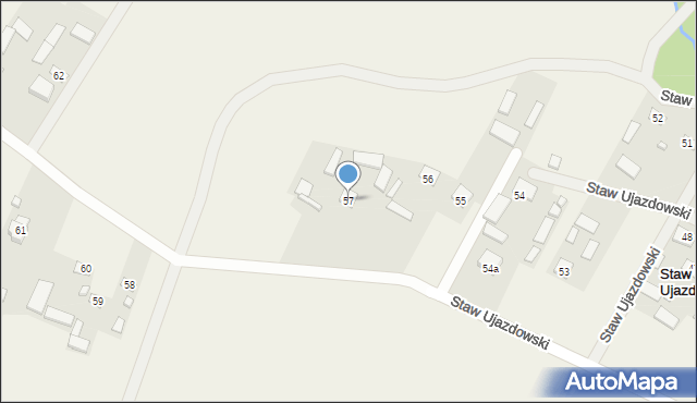 Staw Ujazdowski, Staw Ujazdowski, 57, mapa Staw Ujazdowski