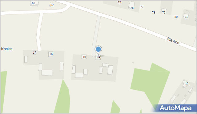 Stawce, Stawce, 14, mapa Stawce