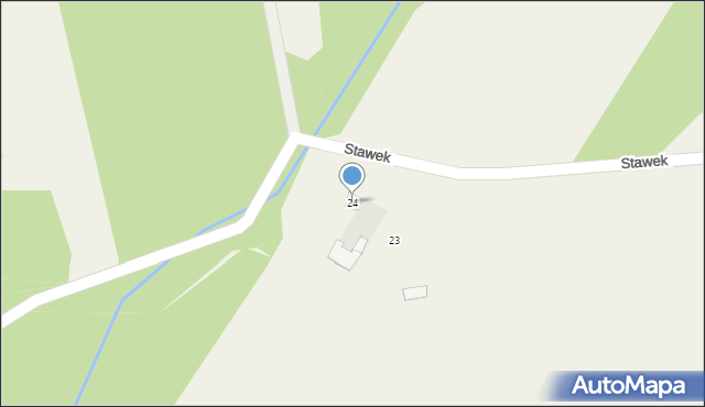 Stawek, Stawek, 24, mapa Stawek