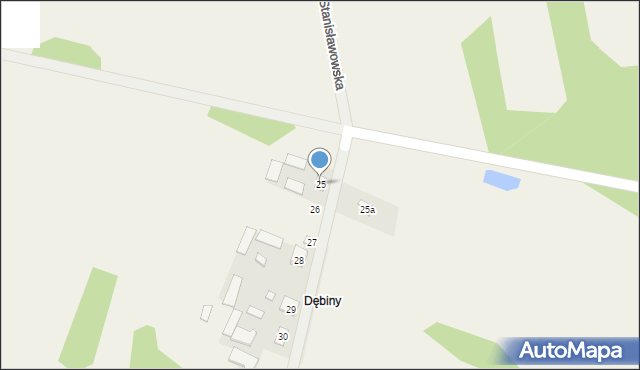 Stawek, Stawek, 25, mapa Stawek