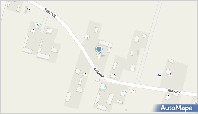 Stawek, Stawek, 1, mapa Stawek
