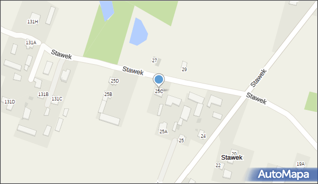 Stawek, Stawek, 25C, mapa Stawek