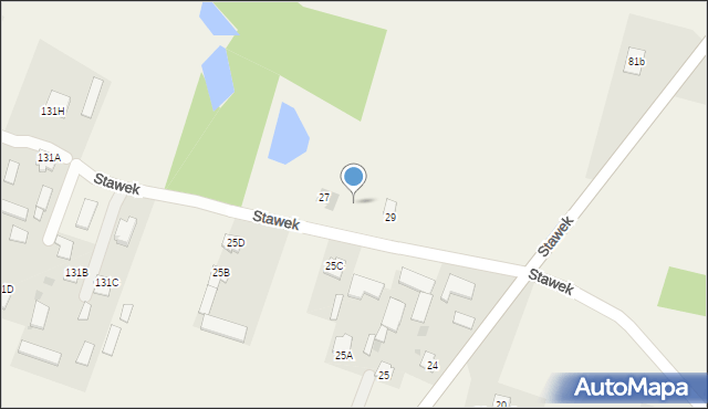 Stawek, Stawek, 28, mapa Stawek