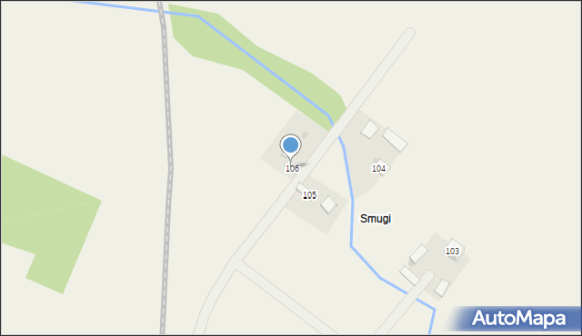 Stawiany, Stawiany, 106, mapa Stawiany