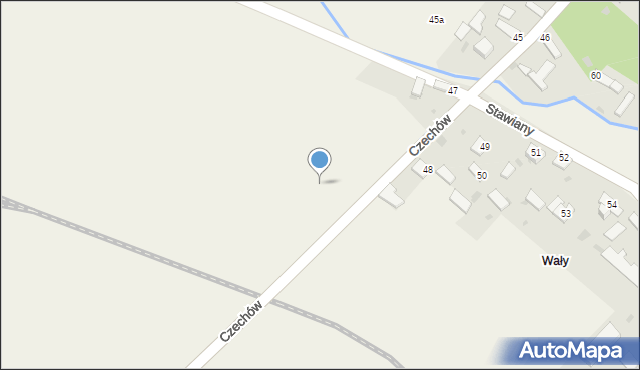 Stawiany, Stawiany, 48a, mapa Stawiany