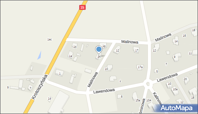 Stawiec, Stawiec, 1h, mapa Stawiec