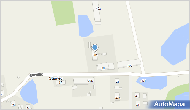 Stawiec, Stawiec, 38a, mapa Stawiec