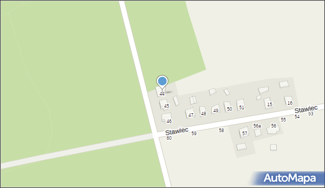Stawiec, Stawiec, 44, mapa Stawiec
