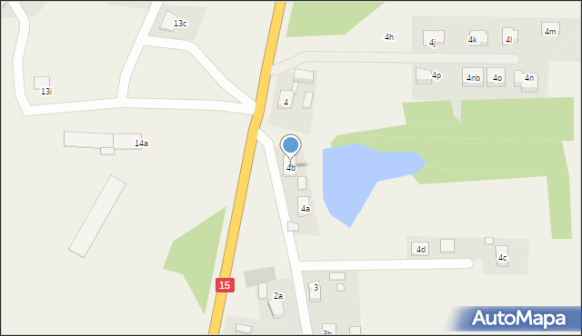 Stawiec, Stawiec, 4b, mapa Stawiec