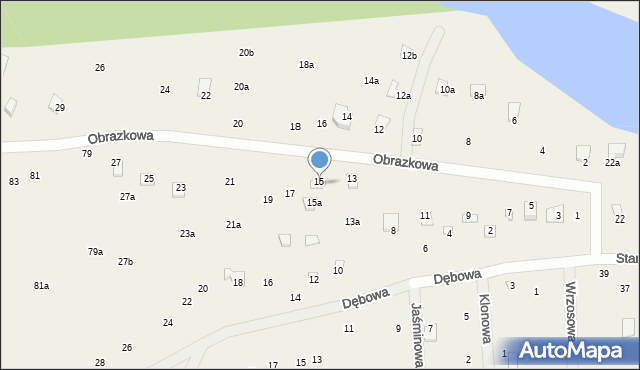 Stawinoga, Stawinoga, 16, mapa Stawinoga