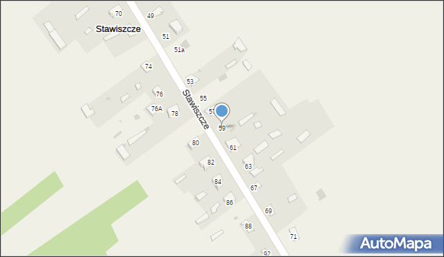 Stawiszcze, Stawiszcze, 59, mapa Stawiszcze