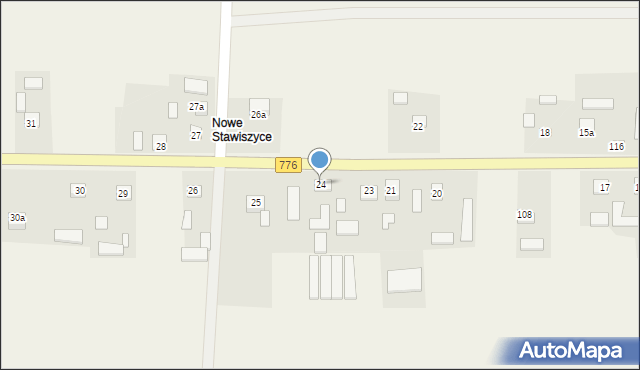 Stawiszyce, Stawiszyce, 24, mapa Stawiszyce