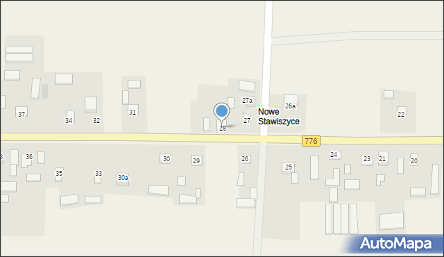 Stawiszyce, Stawiszyce, 28, mapa Stawiszyce