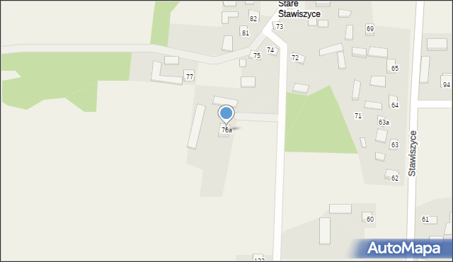 Stawiszyce, Stawiszyce, 76a, mapa Stawiszyce