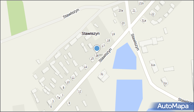 Stawiszyn, Stawiszyn, 16, mapa Stawiszyn